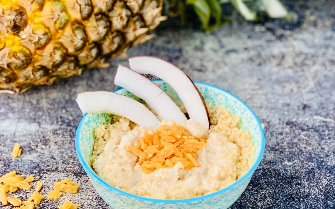 Not Cooked Couscous Kokos Ananas Porridge