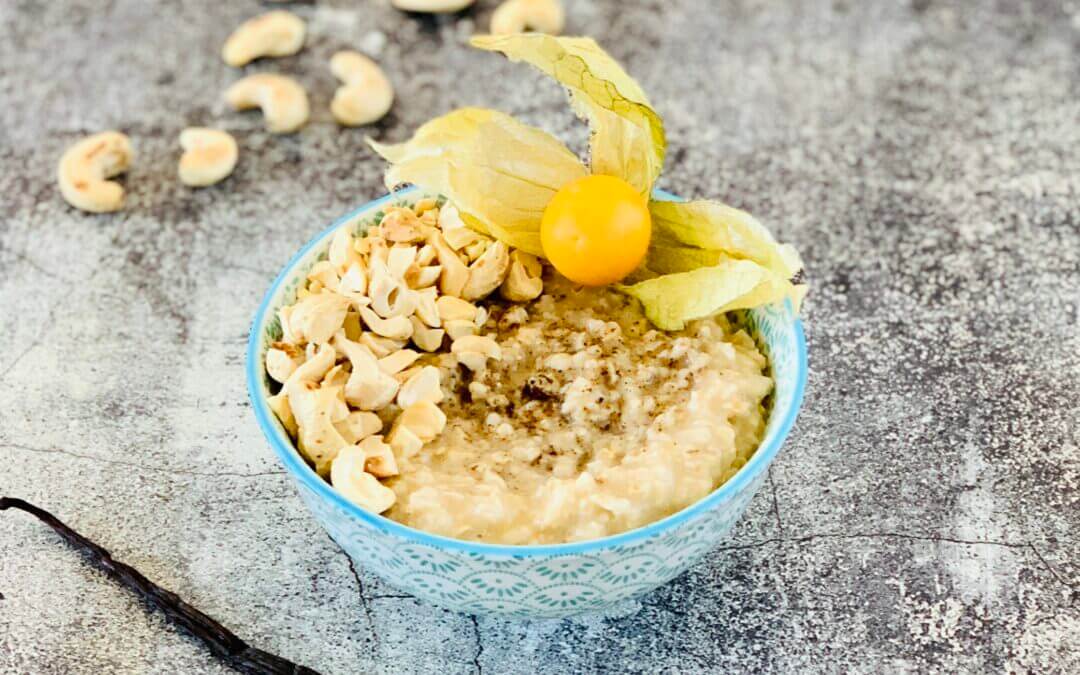 Hafer Vanille Cashew Porridge