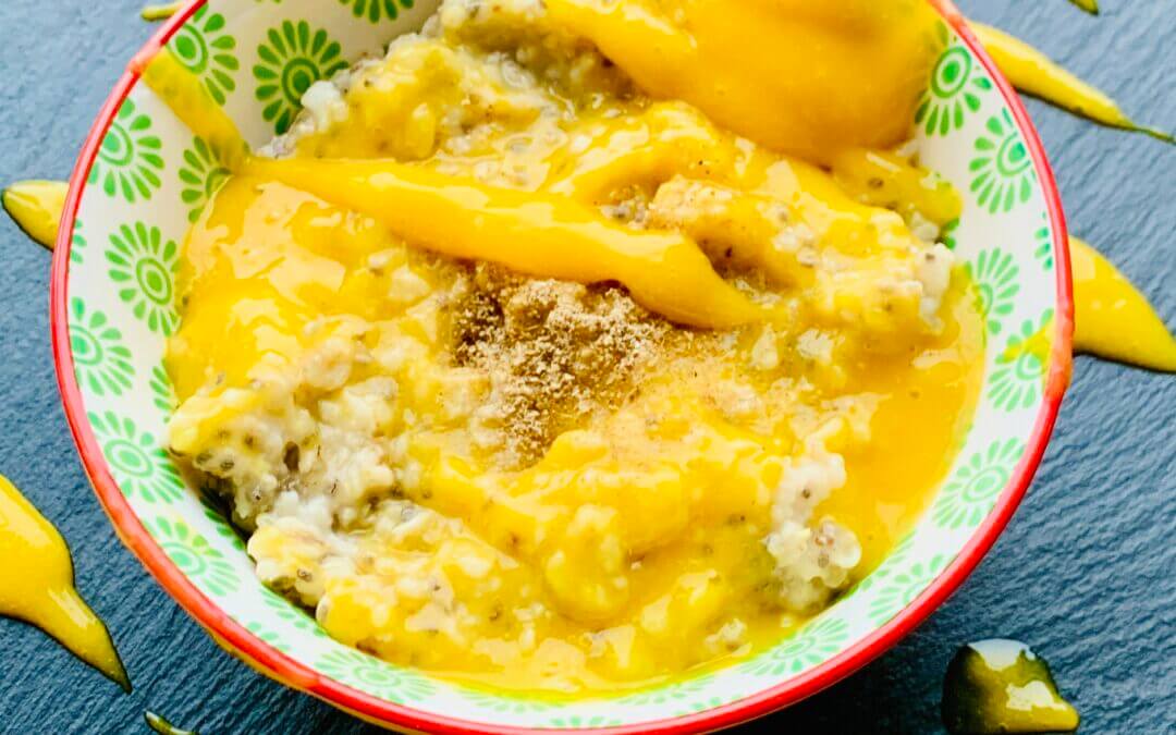 Mango Hafer Chia Porridge