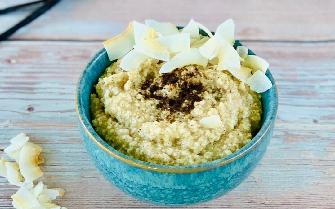Hirse Kokos Vanille Porridge