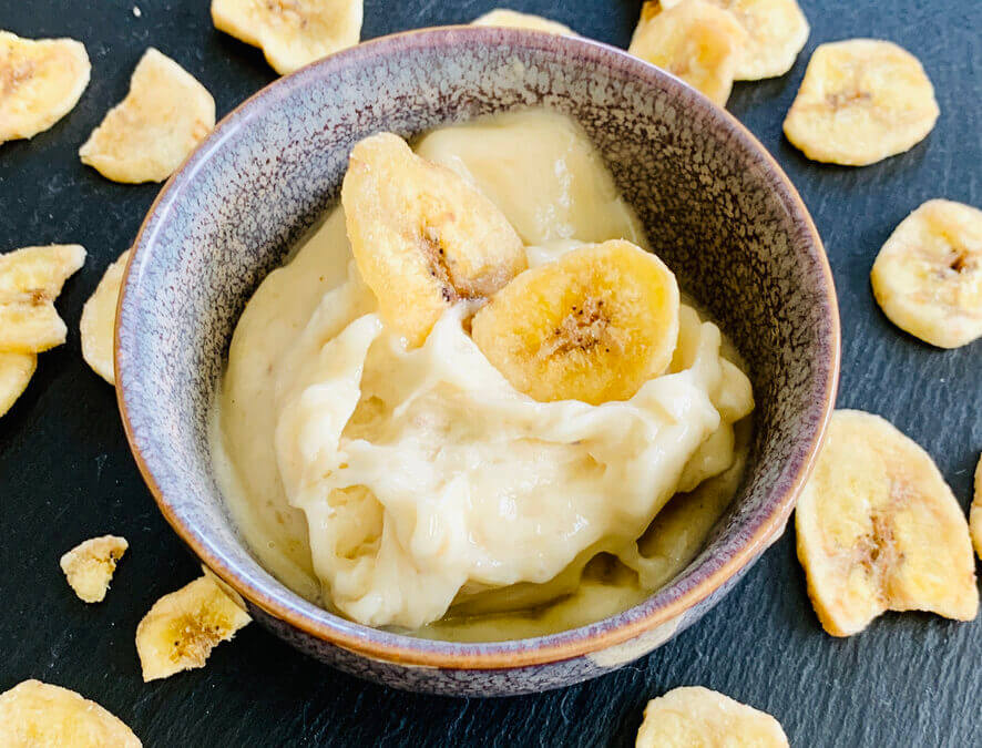 Zuckerfreies Bananeneis