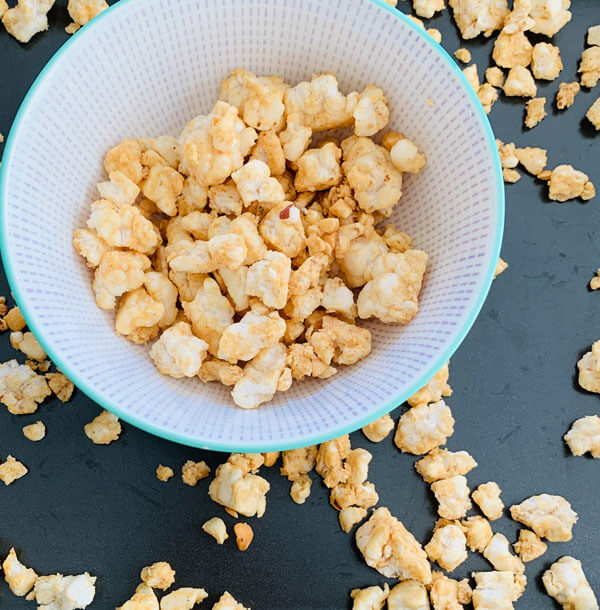 Erdnussbutter Popcorn