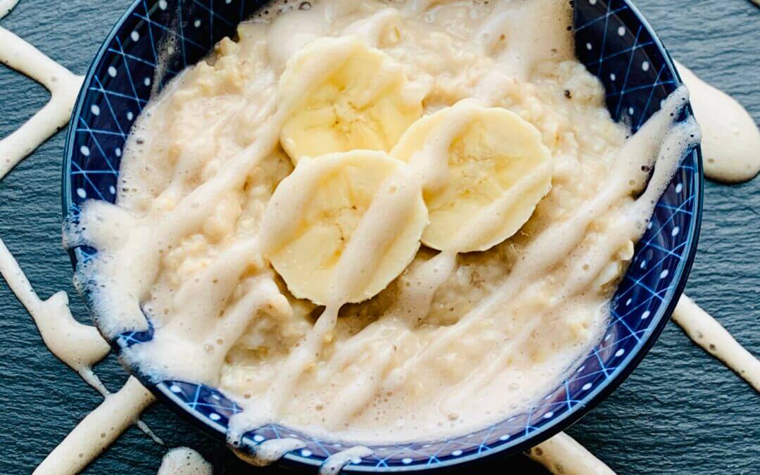 Bananenmilch Porridge