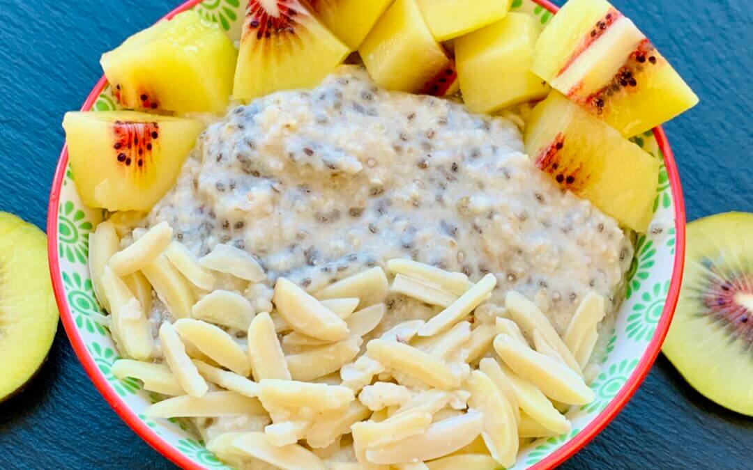 Mandel Kiwi Chia Porridge