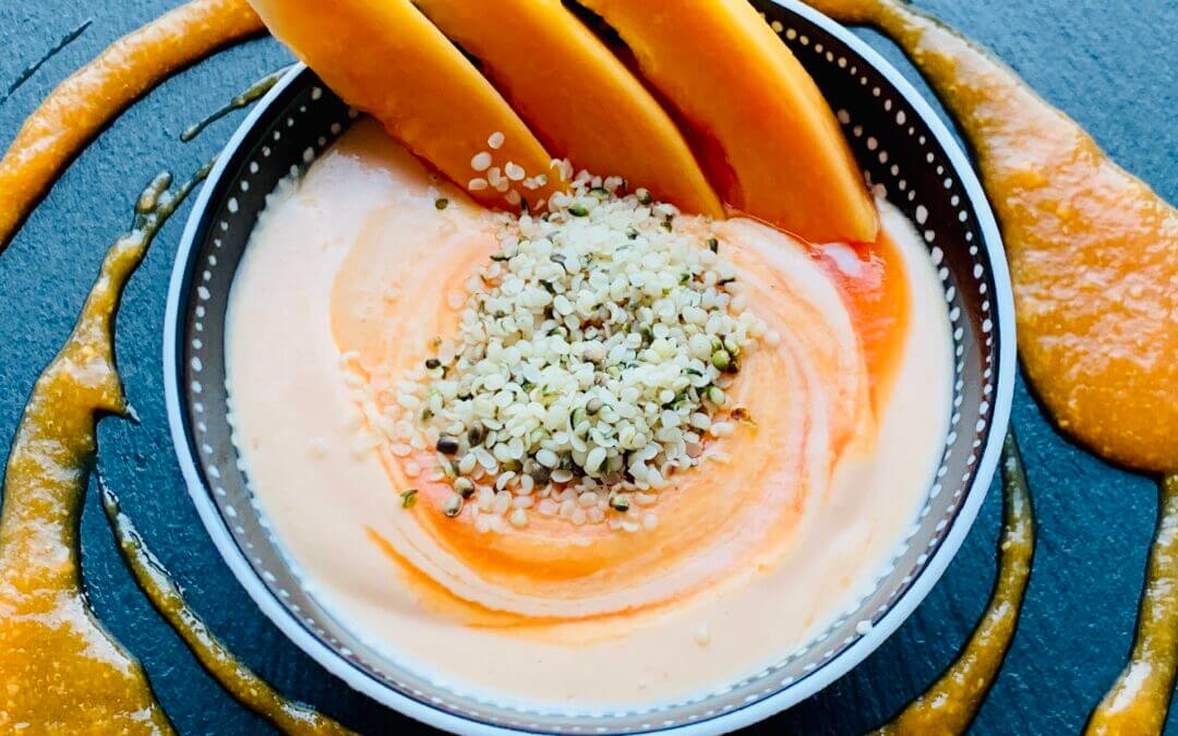 Papaya Hanf Kaltschale