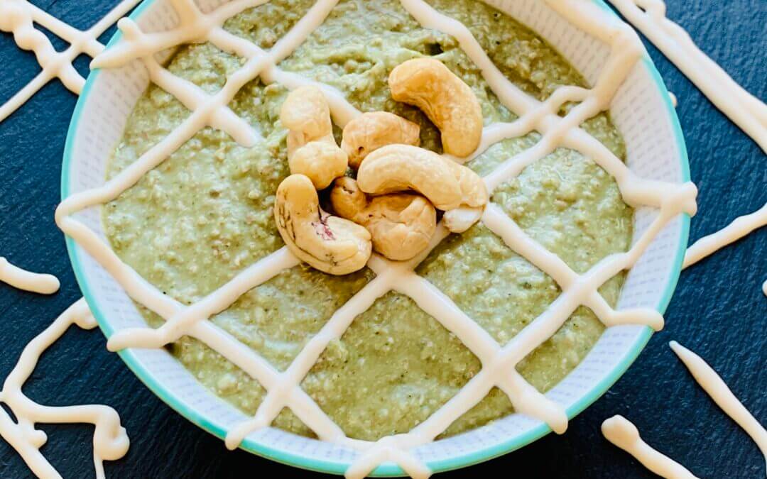 Matcha Hafer Cashew Porridge