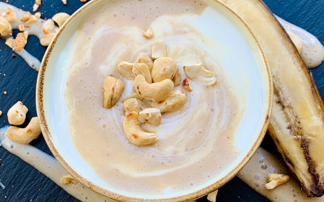 Bananen Cashew Zimt Kaltschale