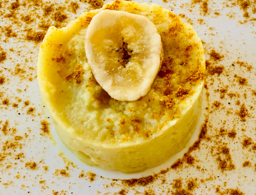 Curry Bananen Blumenkohl Püree