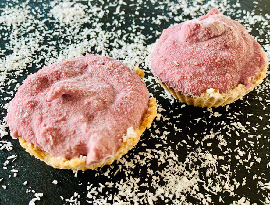 Vegane Himbeer Törtchen