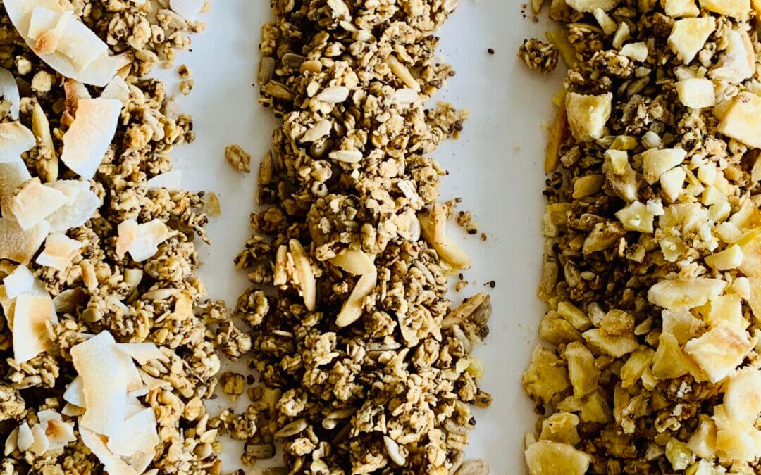 Zuckerfreie Bananen Knuspermüsli