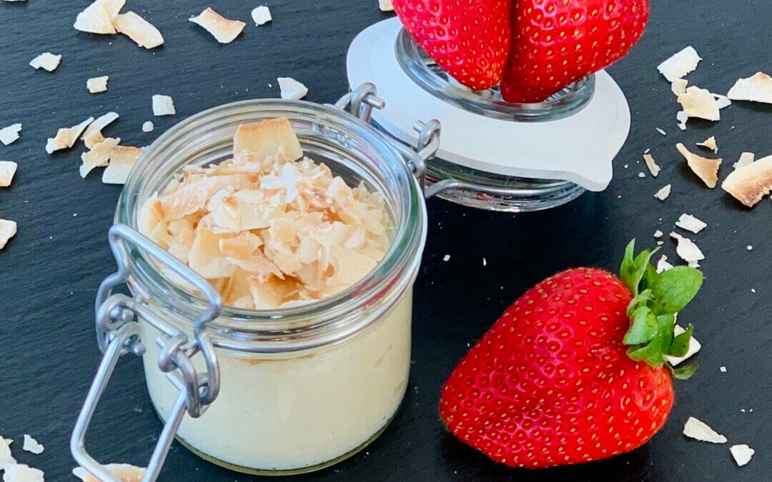 Zuckerfreies Kokos Dinkelgriess Töpfchen