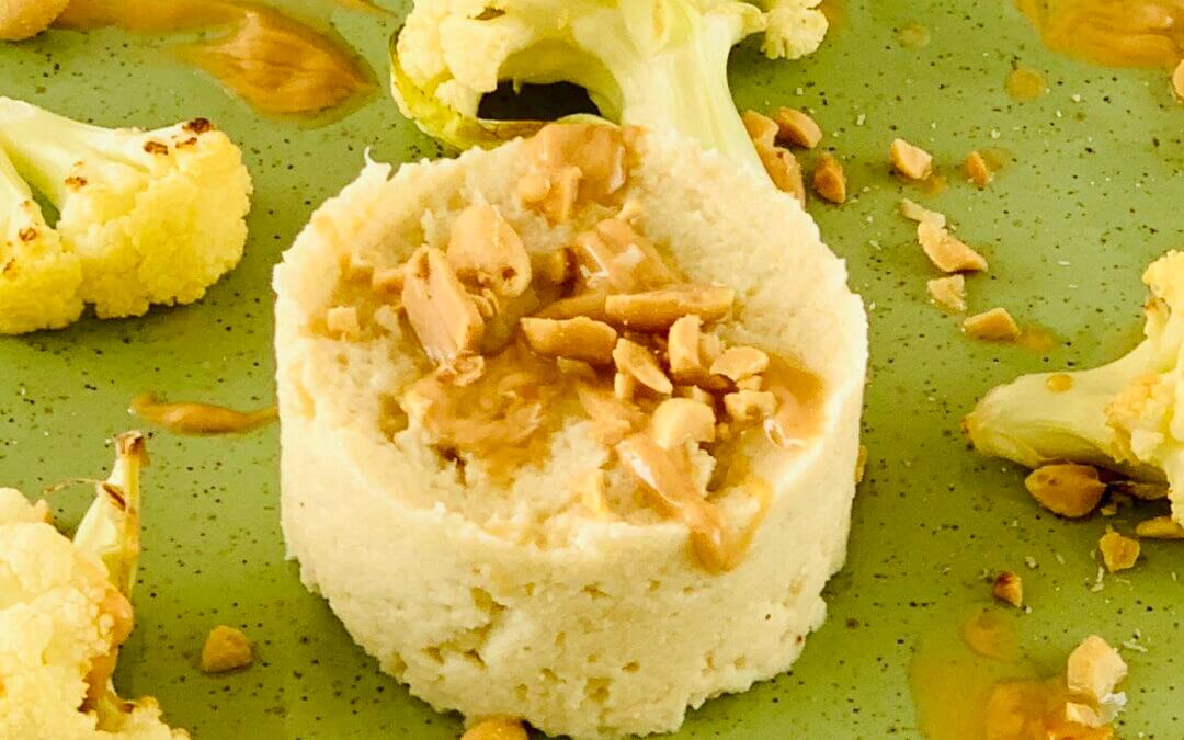Low Carb Blumenkohl Peanutbutter Püree