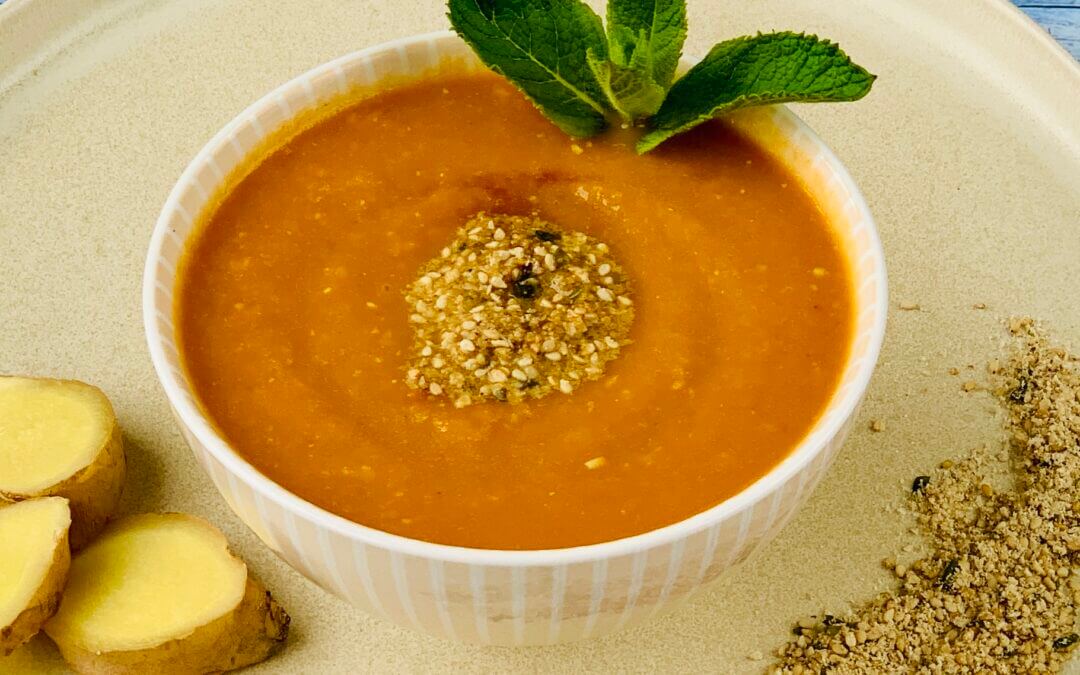 Kürbis Miso Suppe