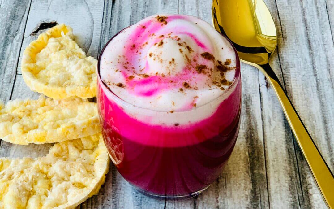 Rote Beete Zimt Cappuccino