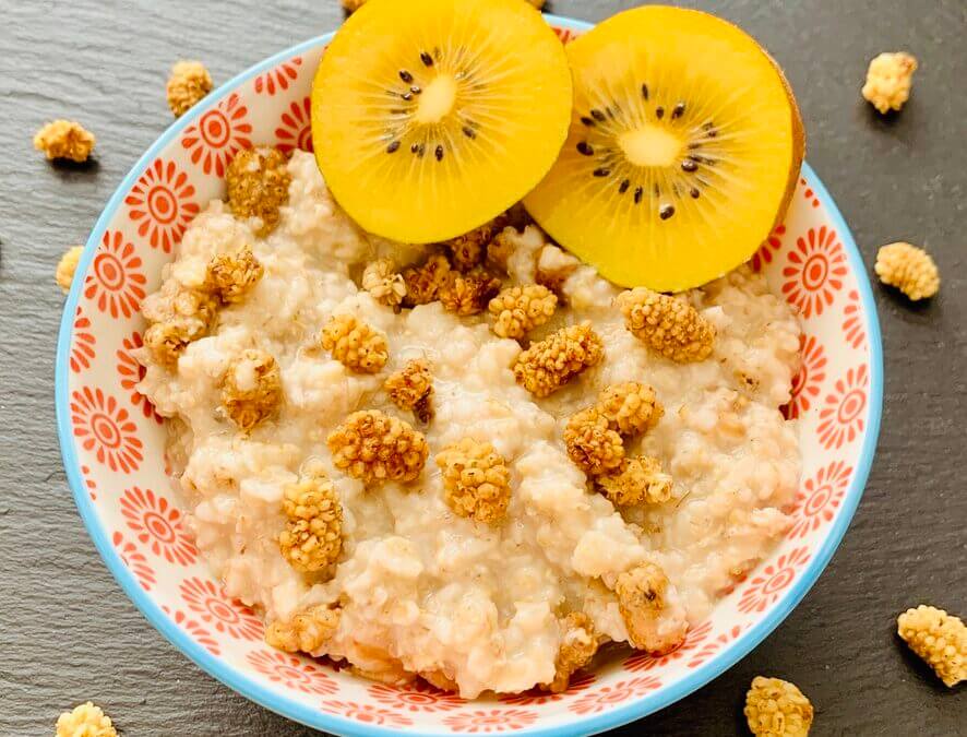 Cashew Maulbeeren Porridge