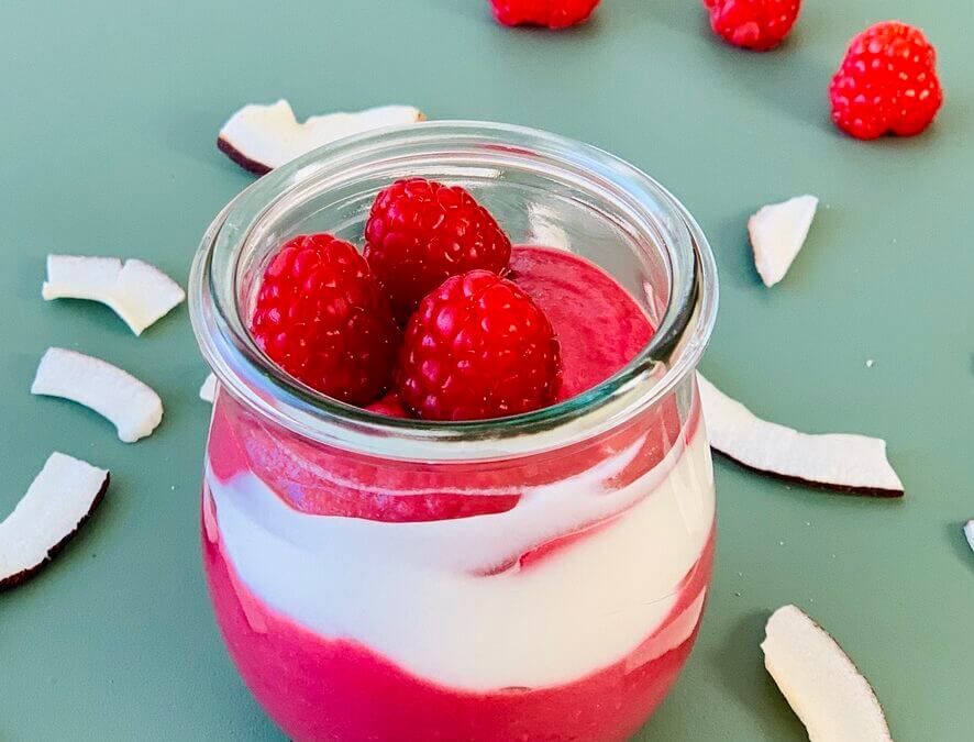 Rote Beete Himbeer Kokos Traum
