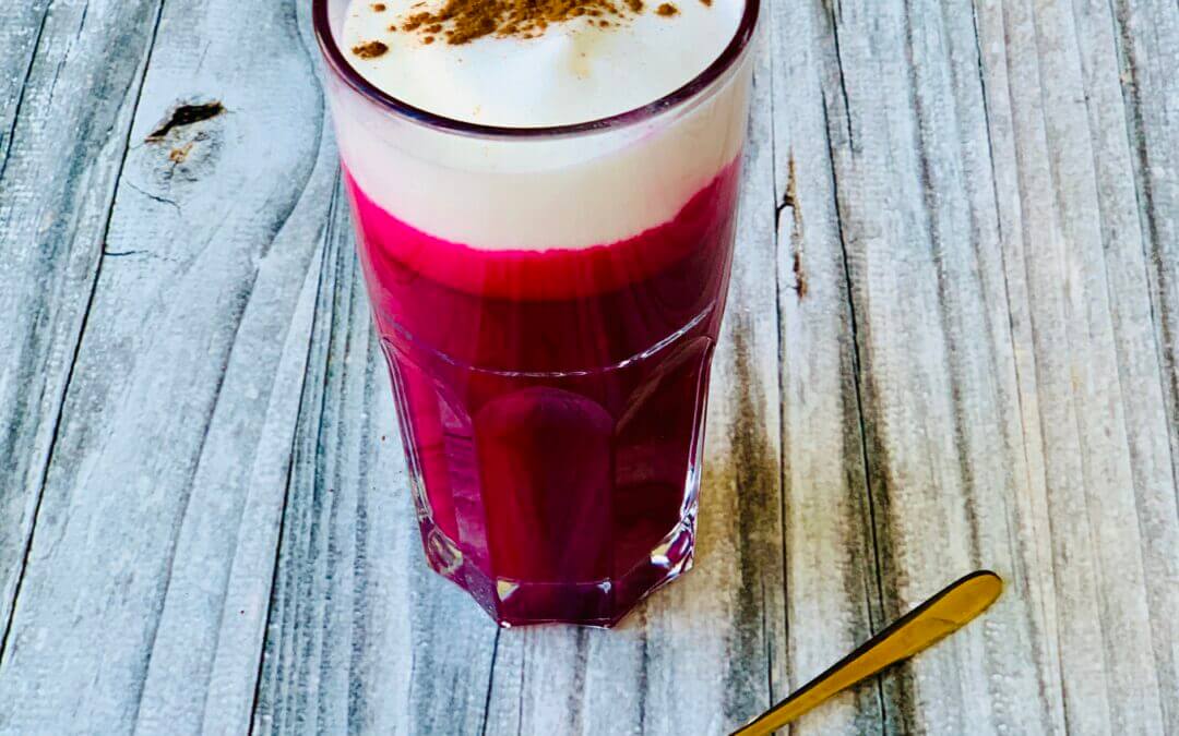 Rote Beete Zimt Cappuccino