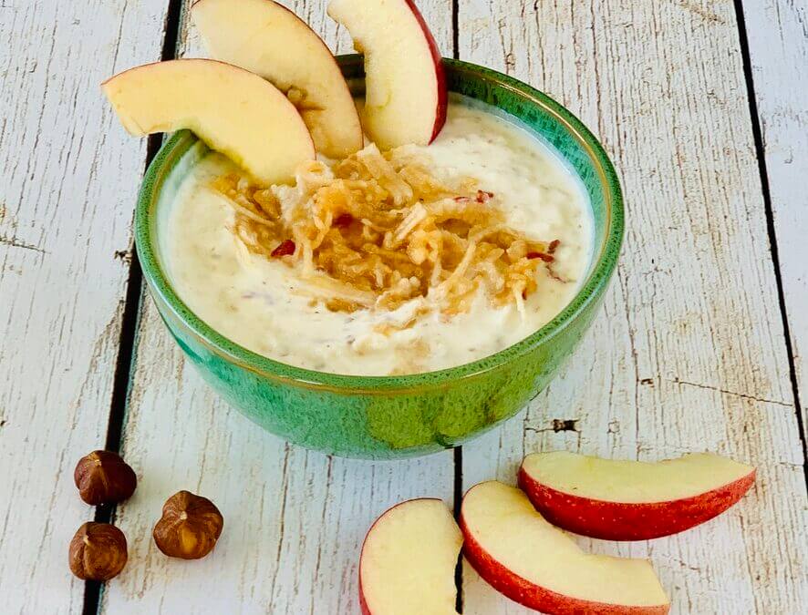 Apfel Haselnuss Birchermüsli
