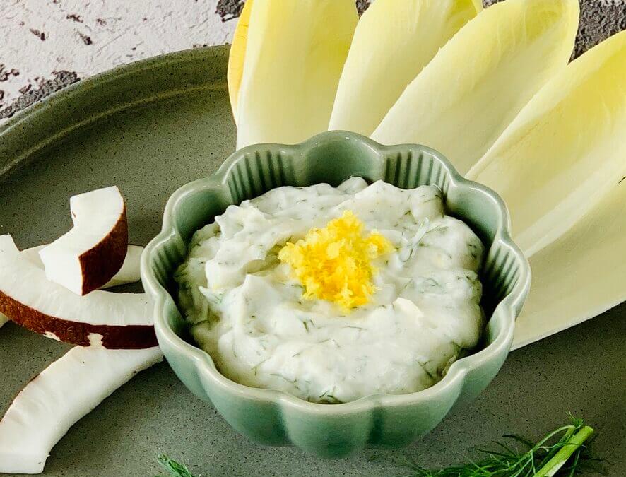Dill Zitronen Kokos Dip