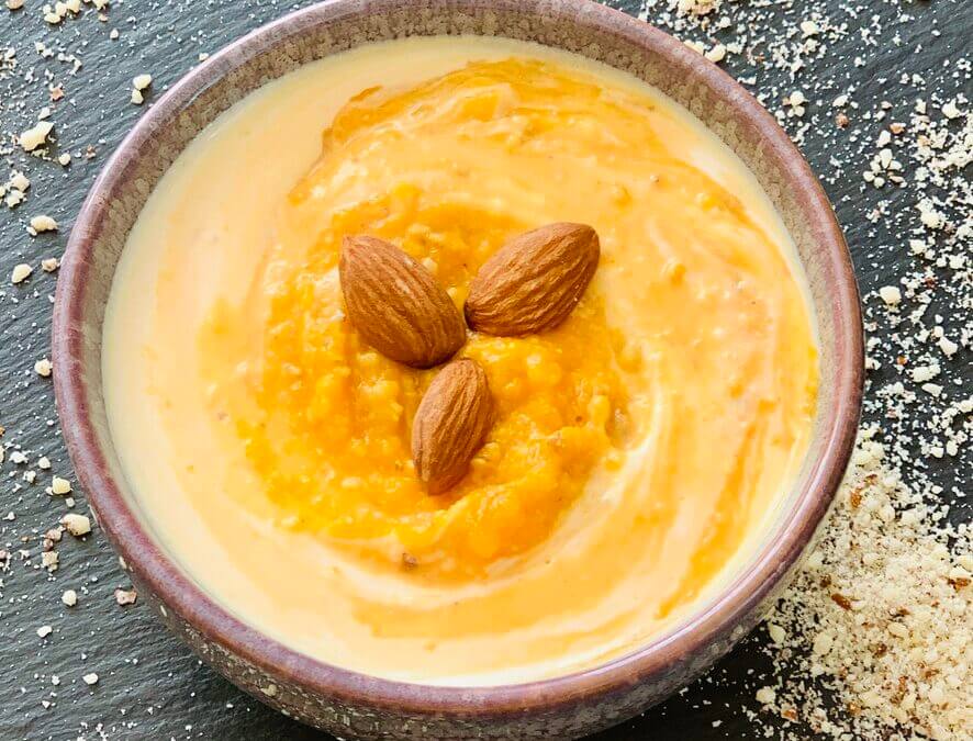Kürbis Mandel Porridge