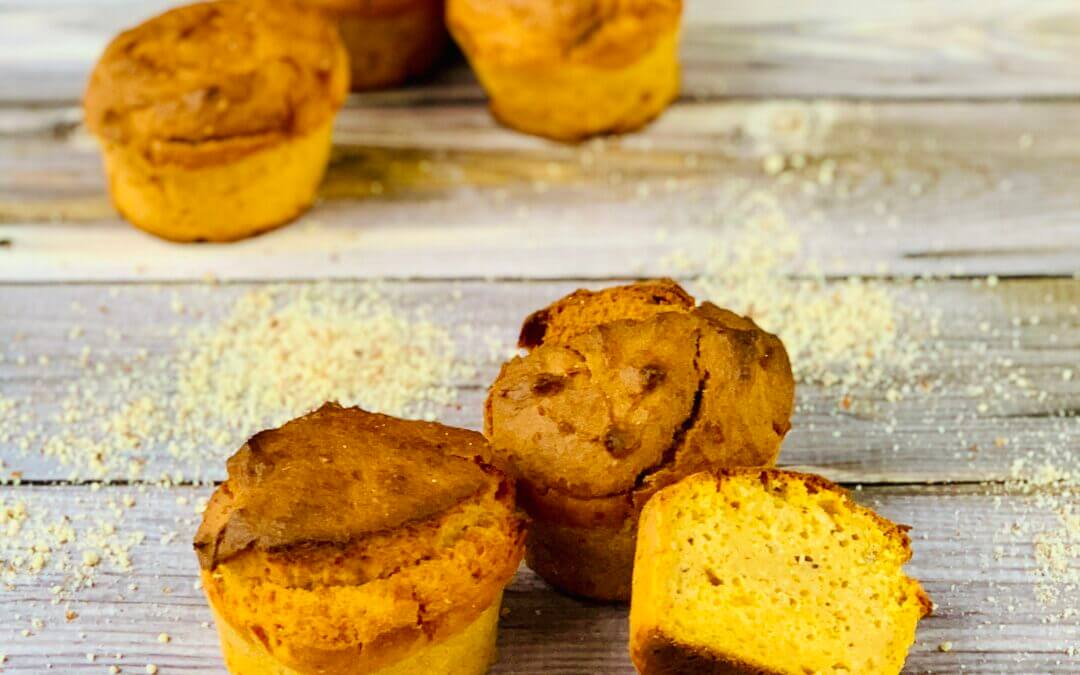 Gewürz Süsskartoffel Mandel Muffins