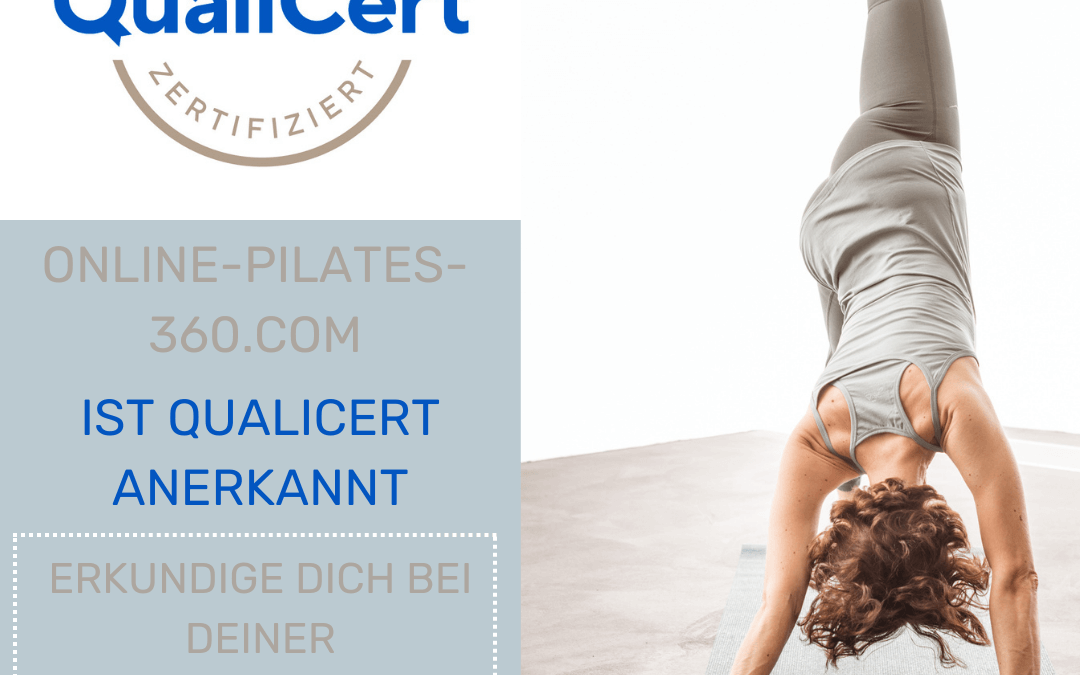 Online Pilates & Body Mobility ist QualiCert anerkannt