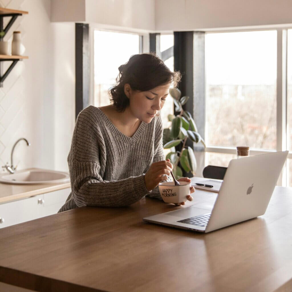 Ernährung und Bewegung im Homeoffice
