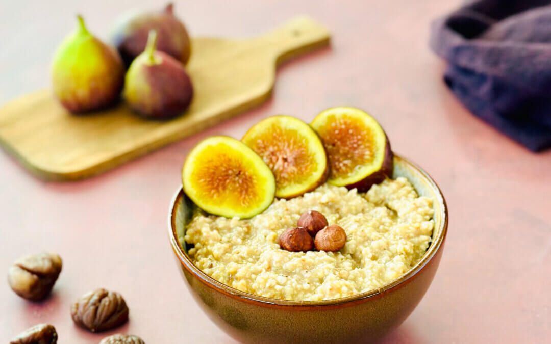 Maronen Feigen Hirse Porridge